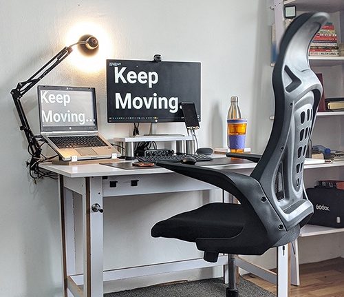 En ergonomisk kontorsstol fungerar även utmärkt för gaming vid skrivbordet